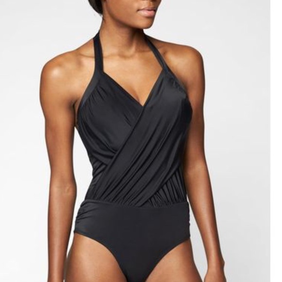 wrap one piece bathing suit